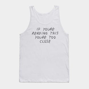 Social Distance Tank Top